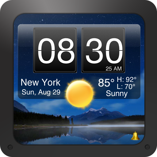 Nightstand Central for iPad - Music Alarm Clock with Weather and Photos