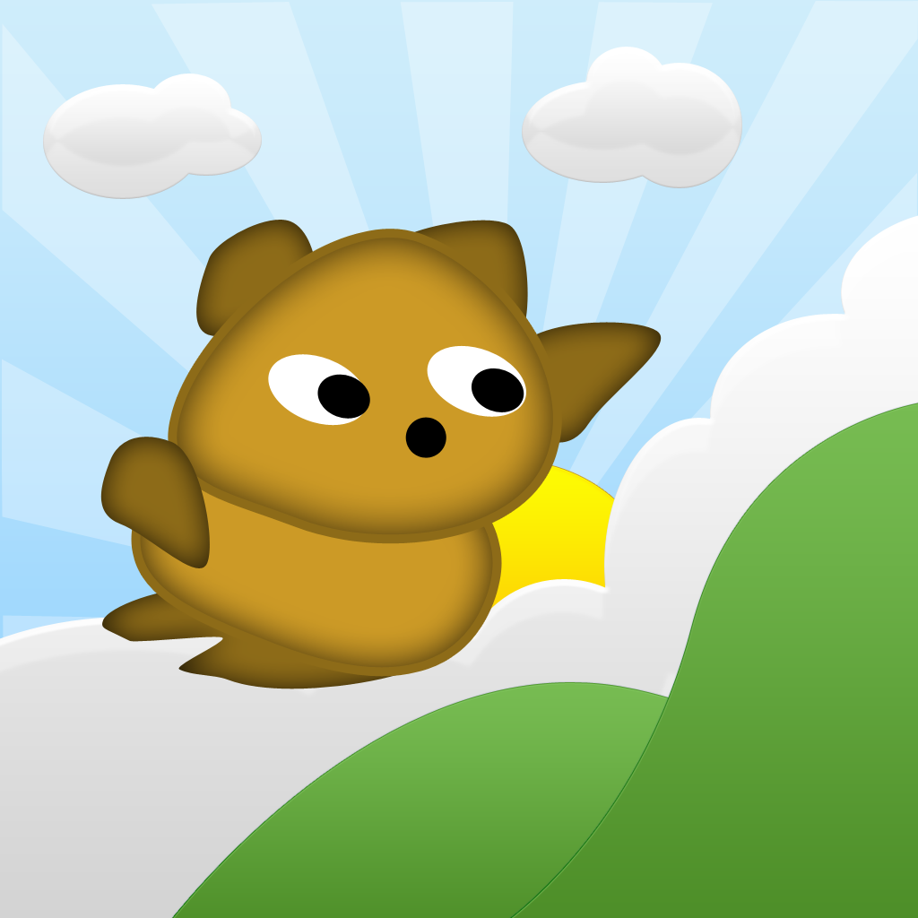 Flying Bear - FREE One Touch Hill Jumping Game