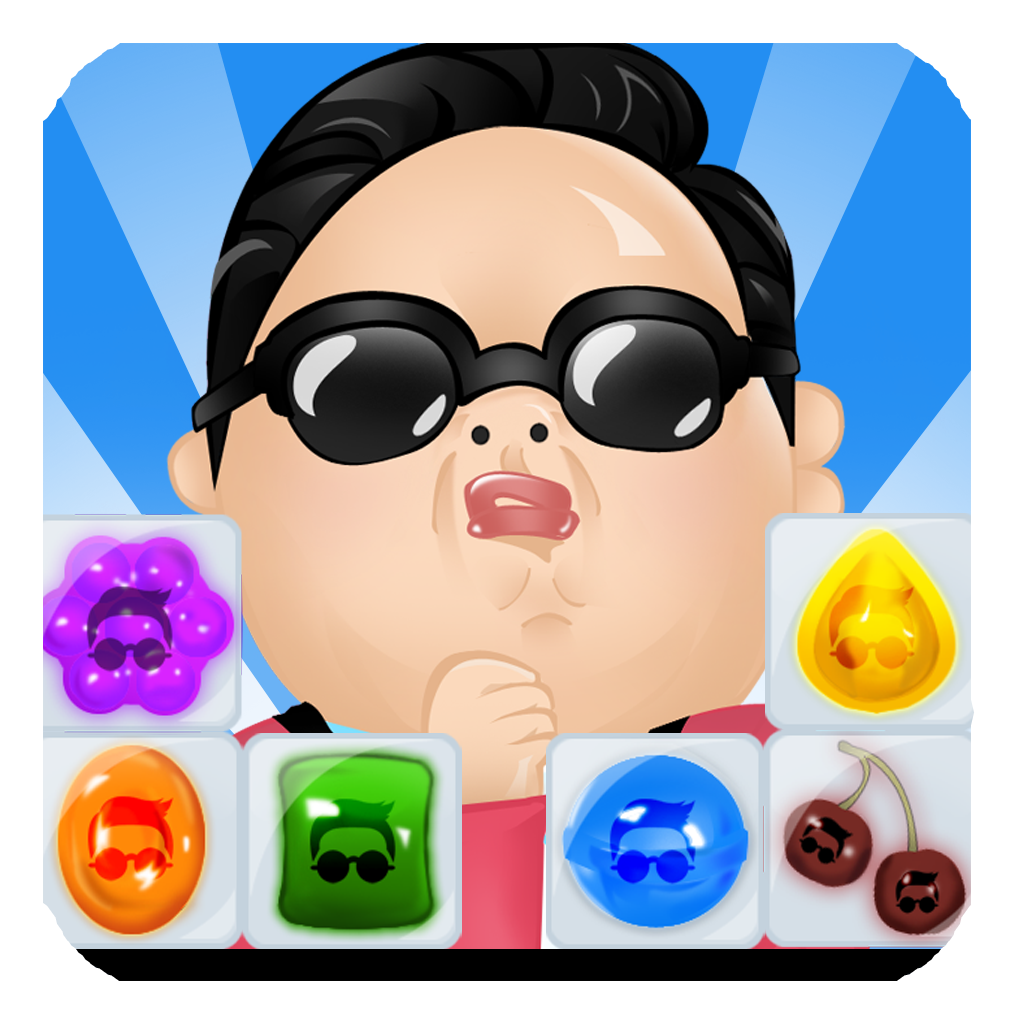 Amazing Candy Match PopStar - PSY Gentleman Edition icon