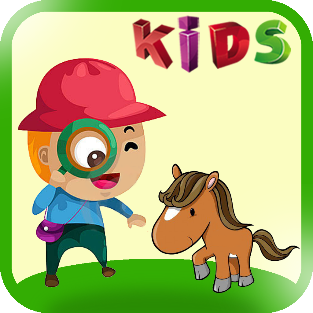 Learning animals - 3 in 1 games for education kids with sounds and images