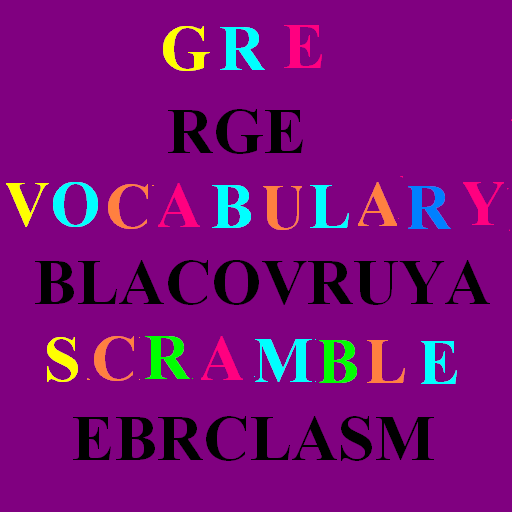 GRE Vocabulary Scramble