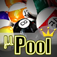 MicroPool is a sophisticated pool simulator