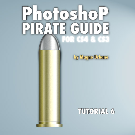 Photoshop Tutorial 6 (realistic eye-catching bullet)