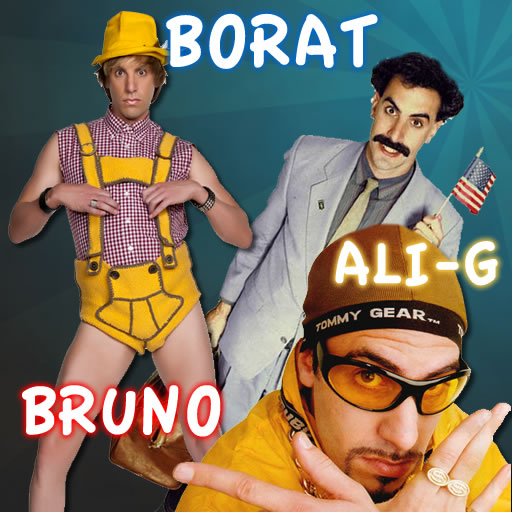 All in one Borat Alig Bruno soundboard