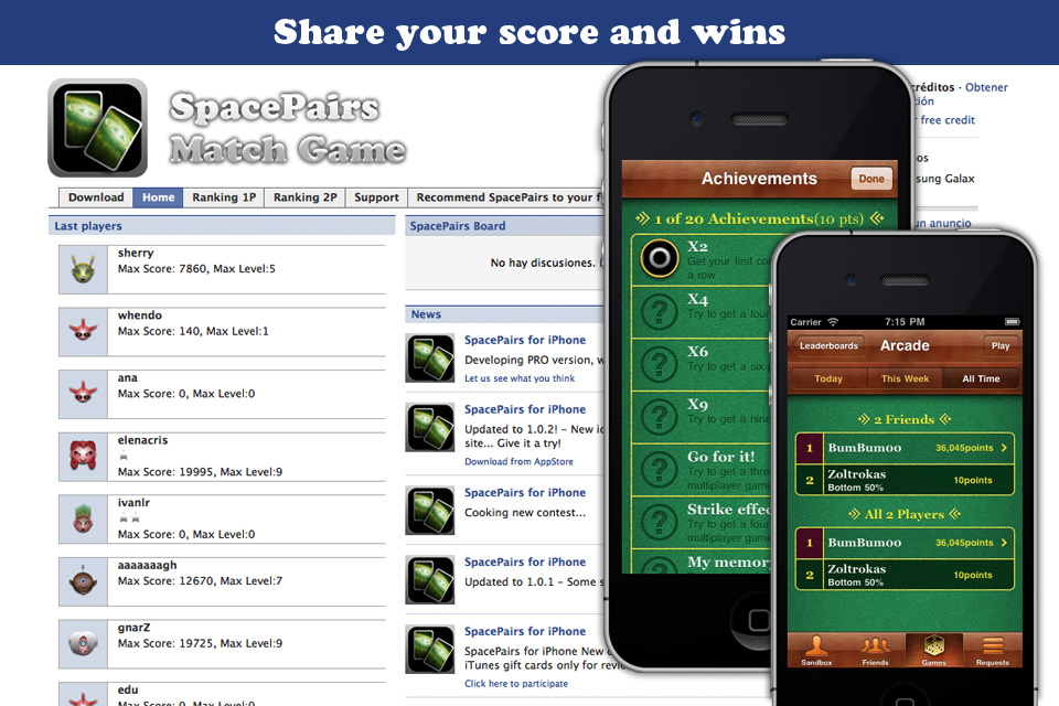 SpacePairs: Match Game Screenshot