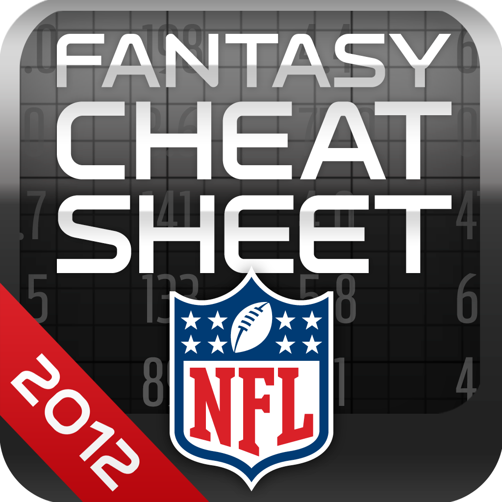 NFL Fantasy Football Cheat Sheet 2012