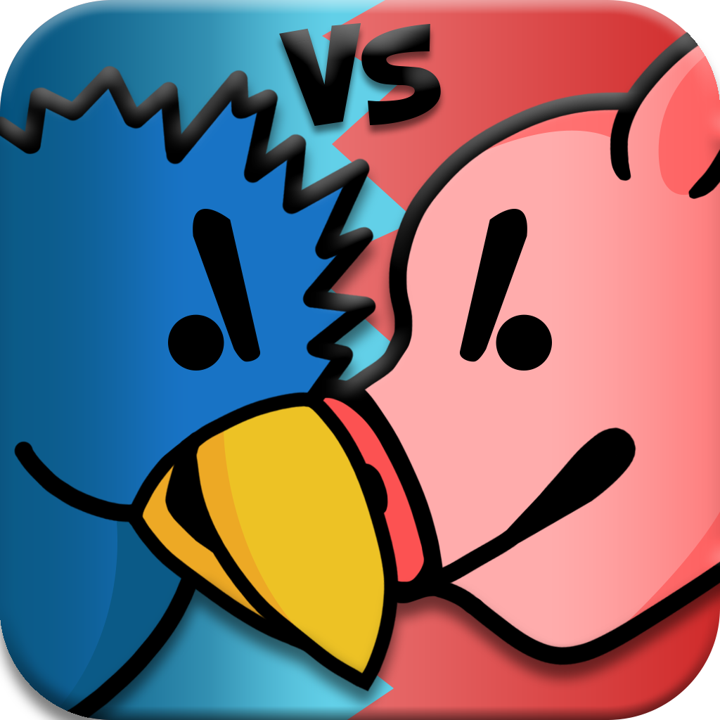 Attacking Birds vs Scared Piggies HD Free