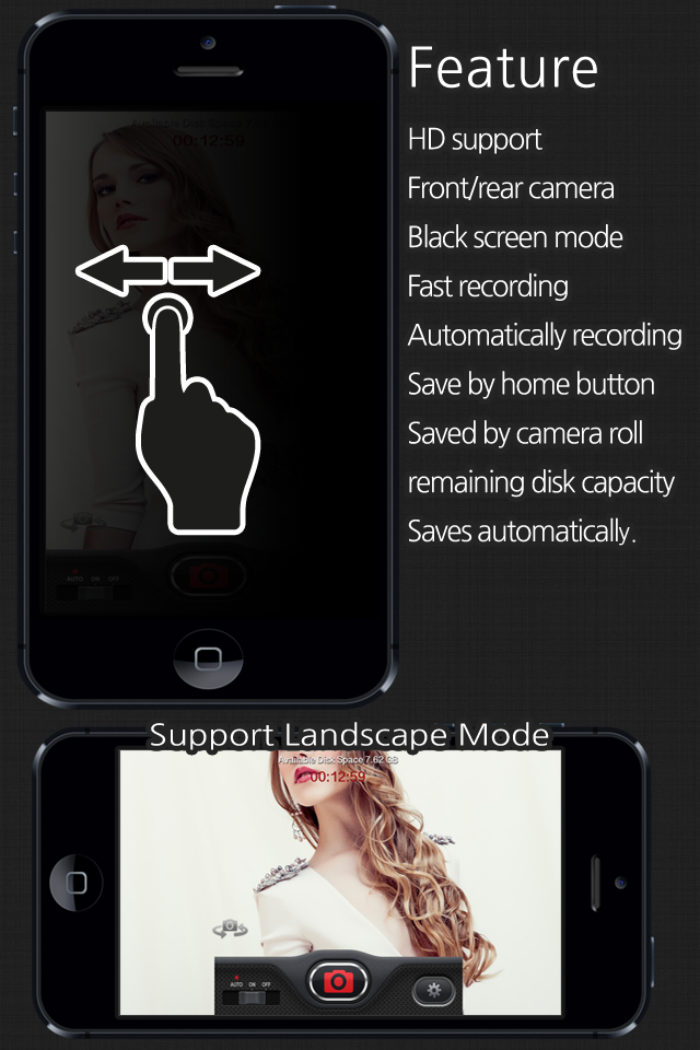 iphone app spy cam perfect black