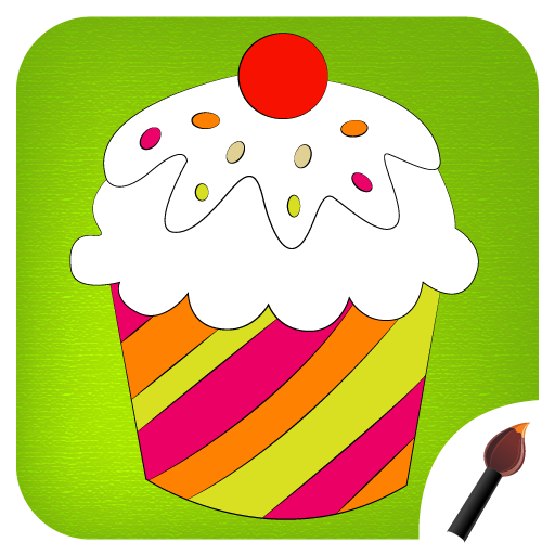 Cupcake Coloring Book