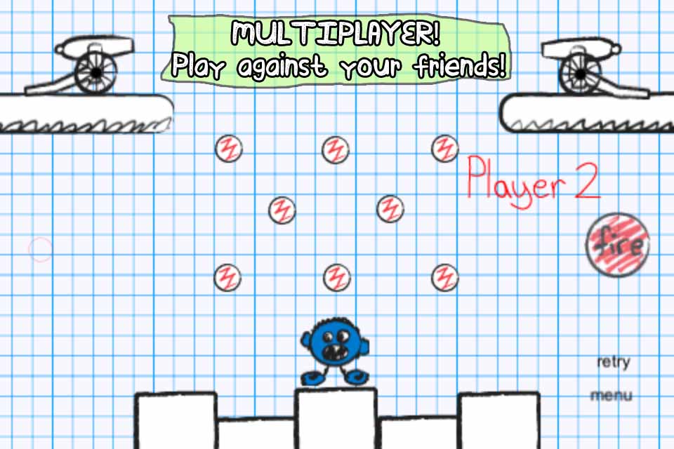 Doodle Cannon Free - Fun Physics Game For Kids screenshot 3