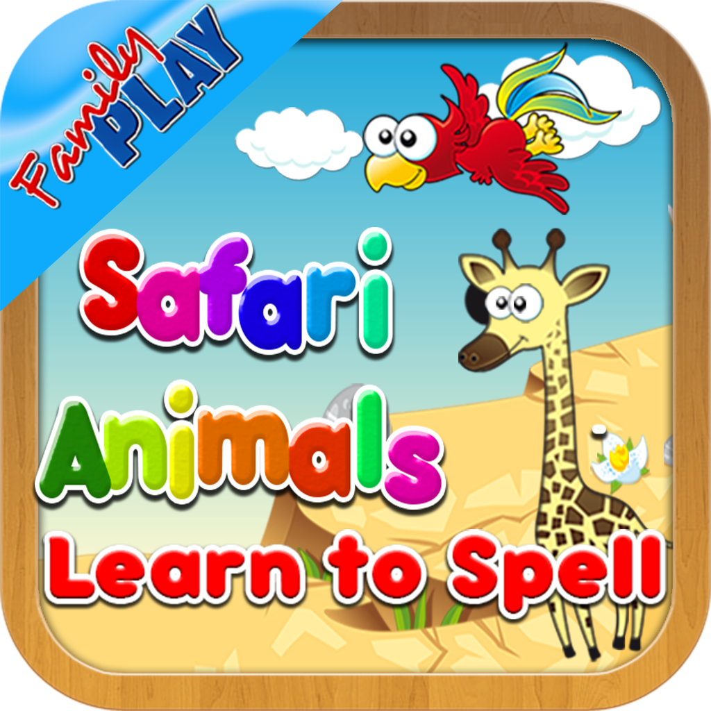 Learn to Spell: Safari Animals icon