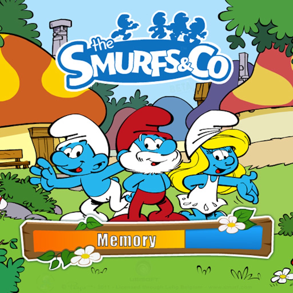 Smurfs Memory Cards