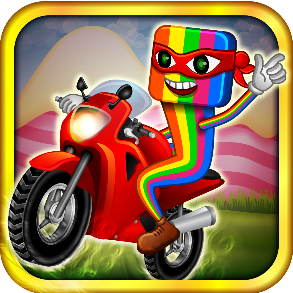 A Candy Clash Ninja Bike Ride - Race To The Draw Line icon