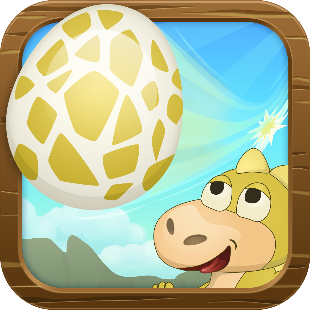 Dinosaur Egg Drop Challenge - Falling Eggs Game For Kids icon