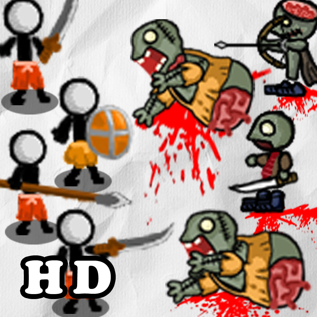 Doodle Wars 5: Sticks vs Zombies HD icon