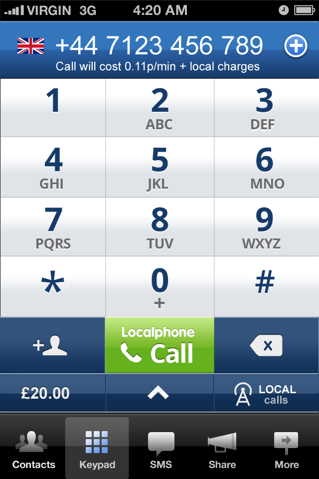 local telephone numbers