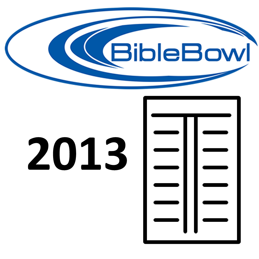 Score-Pro / Bible Bowl / 2013