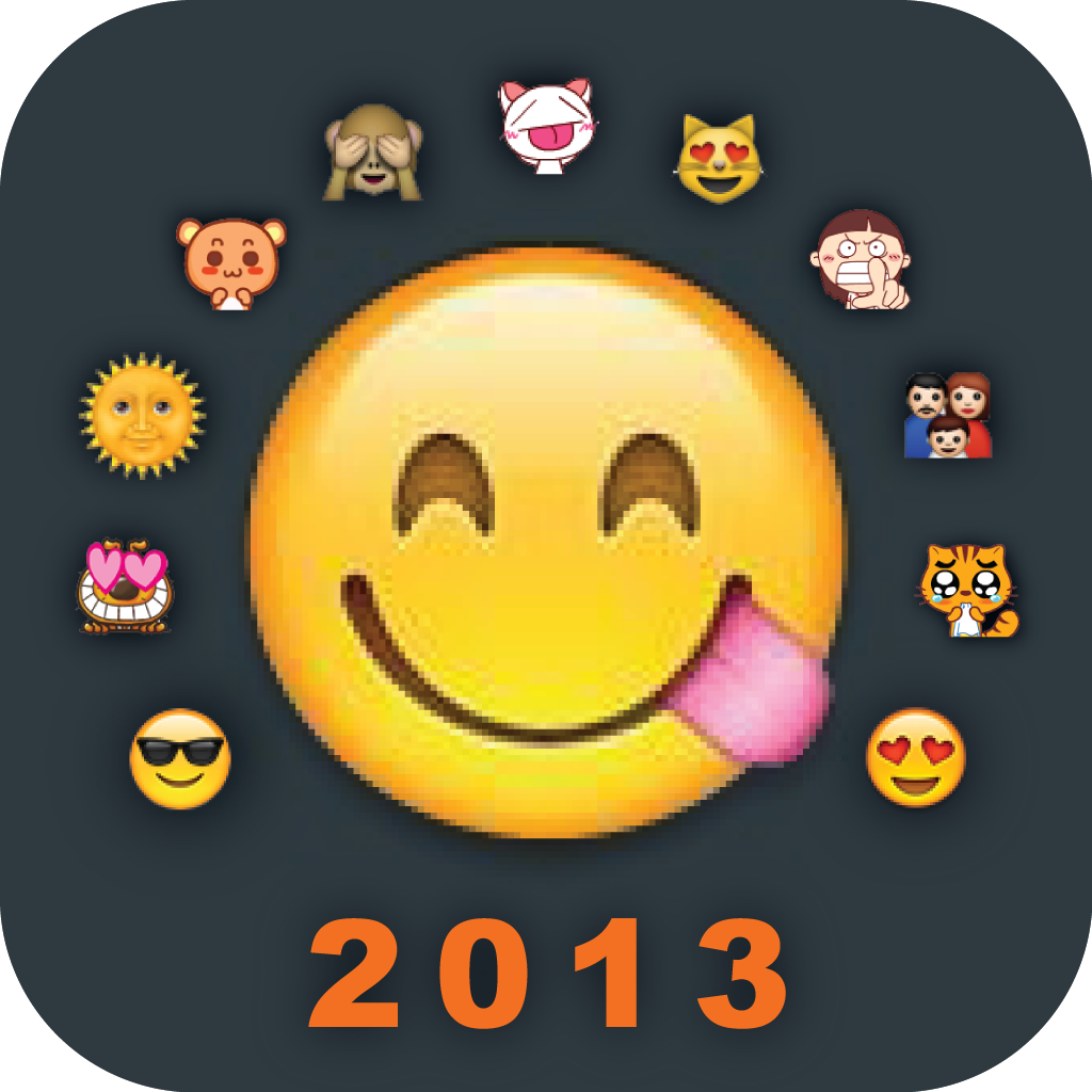 Emoji 2013 All - Emoticons GIF Animation for Messages & More IM