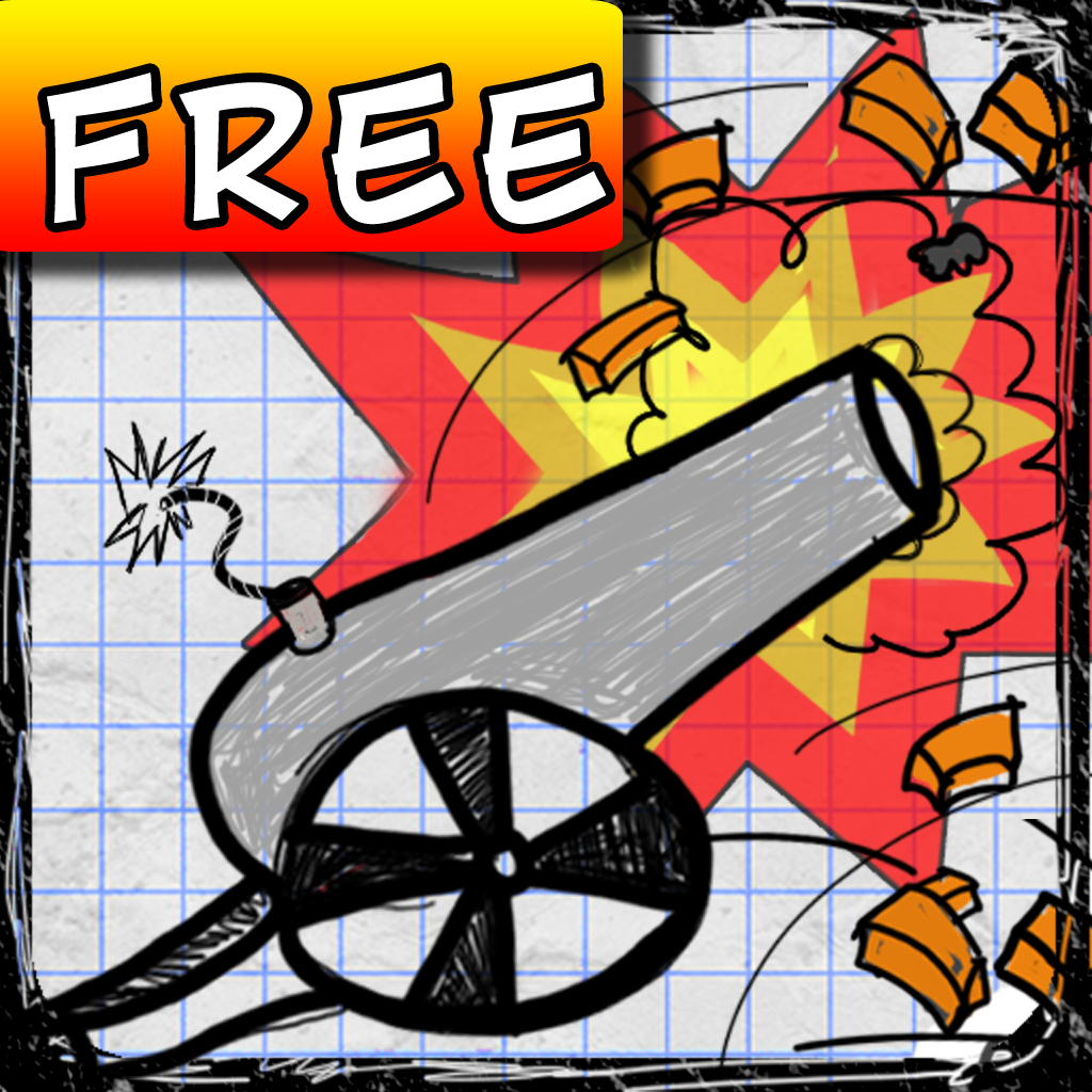Doodle Cannon Free - Fun Physics Game For Kids