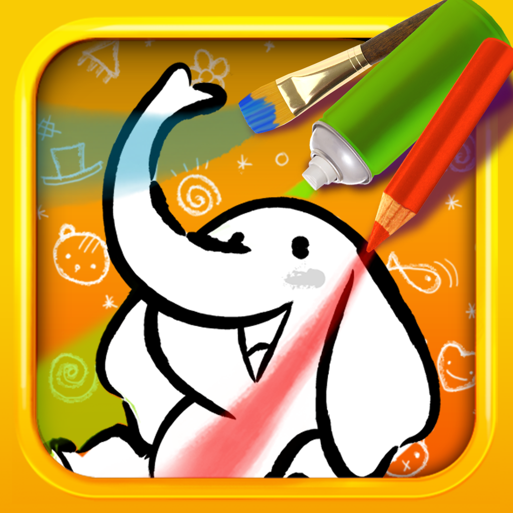 Color & Draw for kids: Coloring book, drawing pad, alphabet tracer, and photo decorator