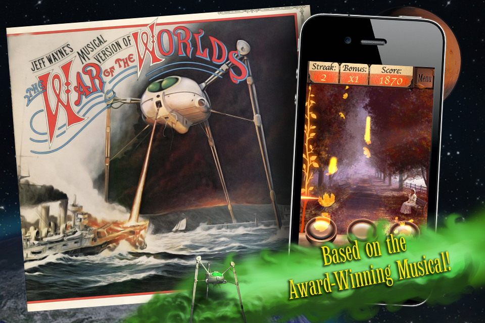 Jeff Wayne's Musical Version of The War of The Worlds: Minigame Adventure screenshot 3