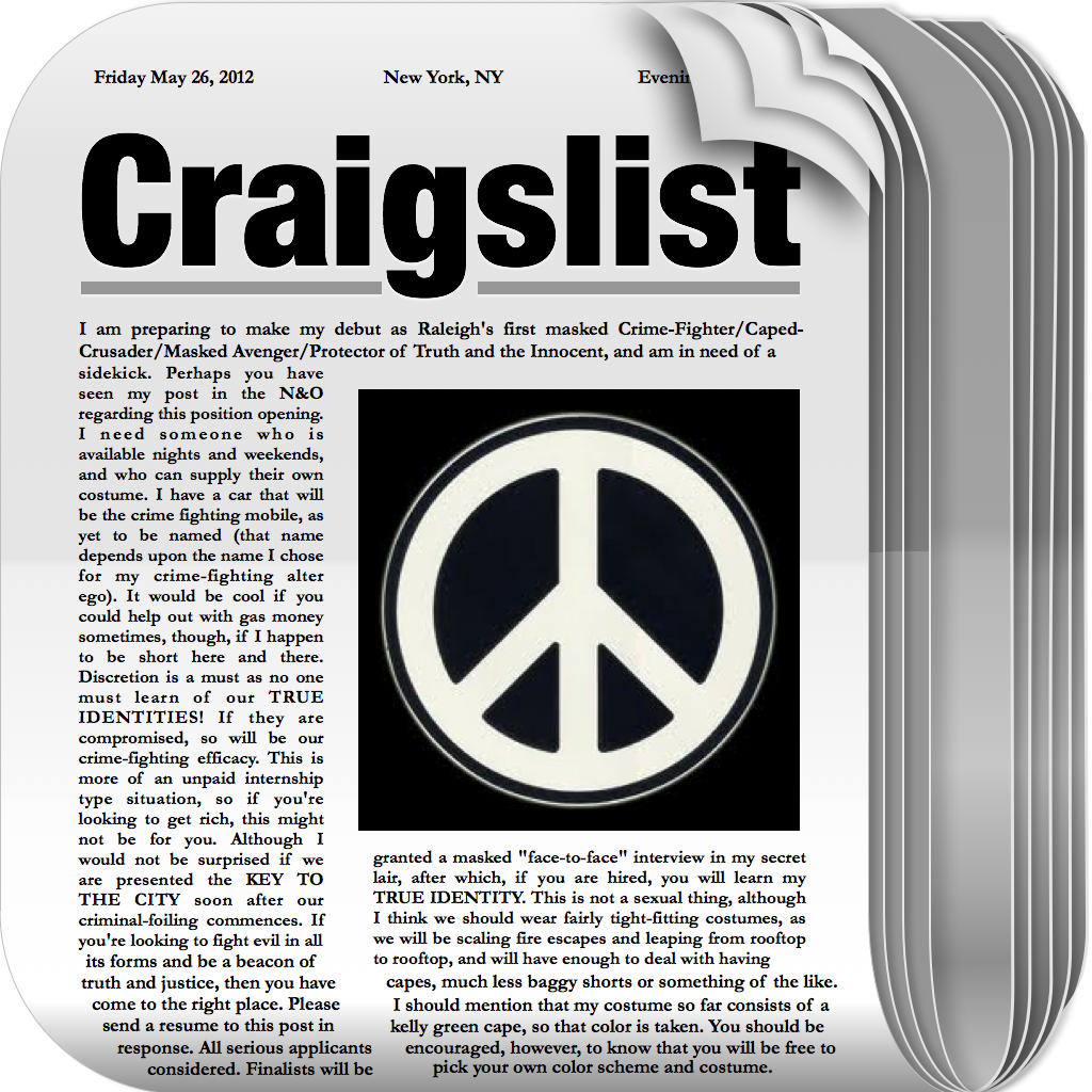 Craig's Times - Craigslist Personals, Cars, Furniture + Other Classifieds