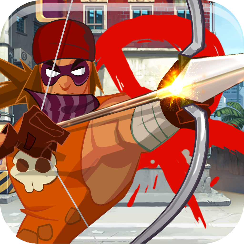 Robbin' in da Hood Fun Free Gangster Archery Game icon