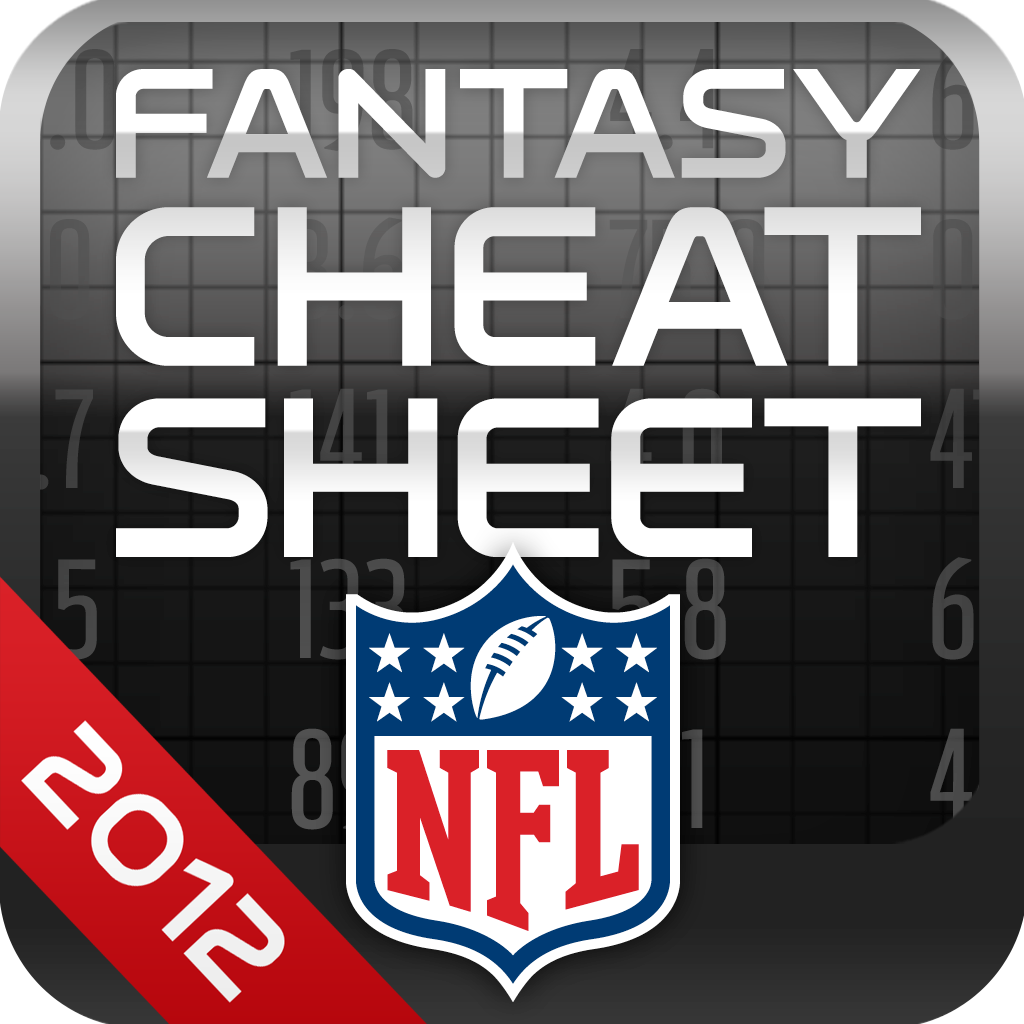 NFL Fantasy Football Cheat Sheet 2012 for iPad Review 148Apps