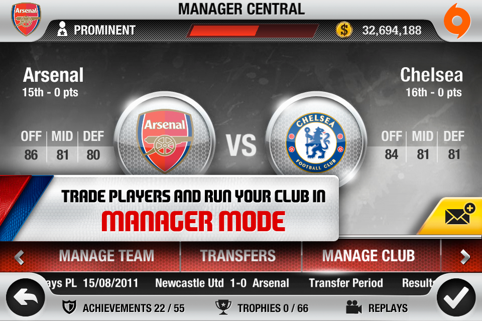 FIFA 12 by EA SPORTS (iPhone) reviews at iPhone Quality Index