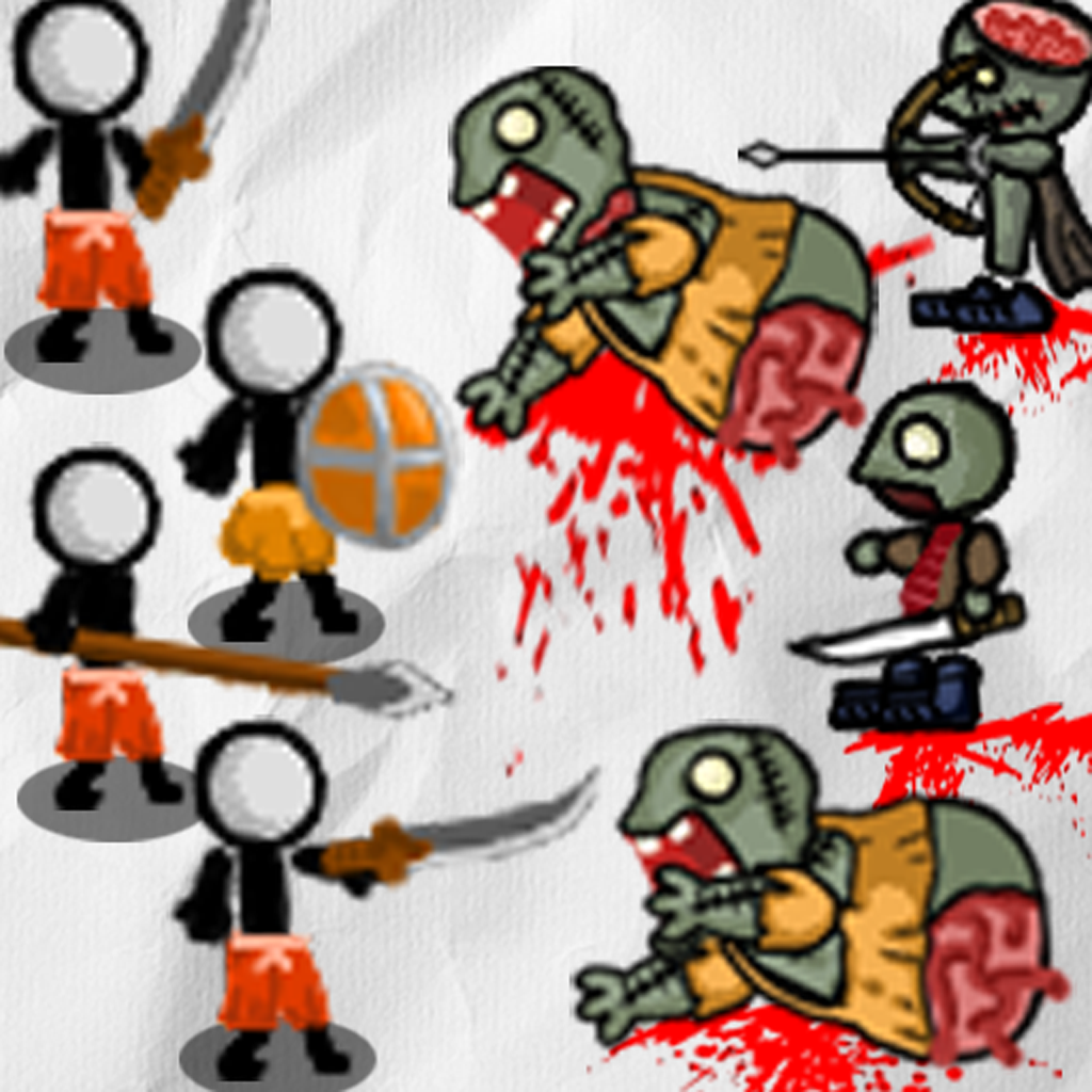 Doodle Wars 5: Sticks vs Zombies icon
