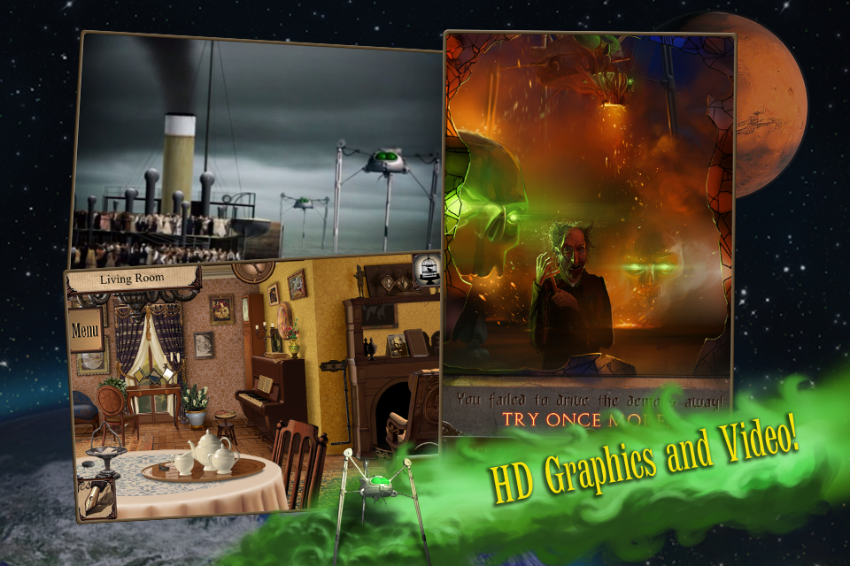 Jeff Wayne's Musical Version of The War of The Worlds: Minigame Adventure screenshot 4