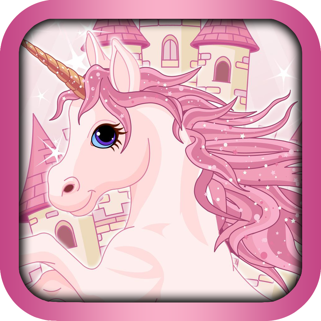A Pink Unicorn: The magical world of letters icon