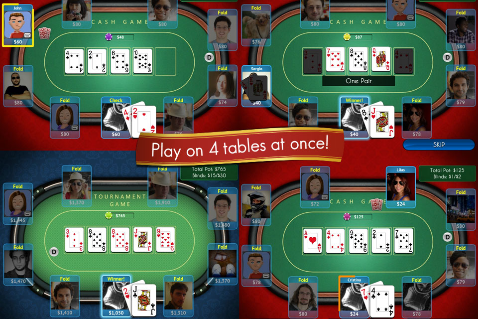 Texas Poker For Prizes - Online Hold'em Action screenshot 1