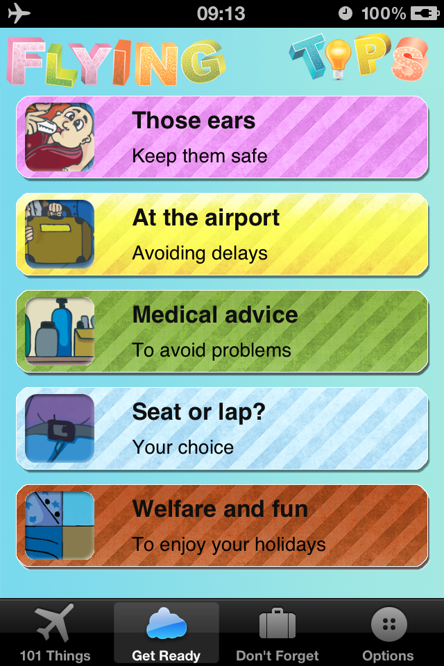101 Ideas: Flying with kids screenshot 4