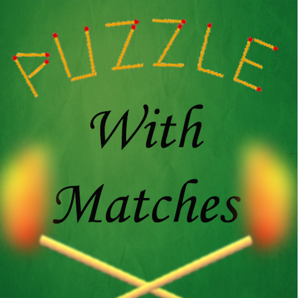 Puzzle with matches (free) icon