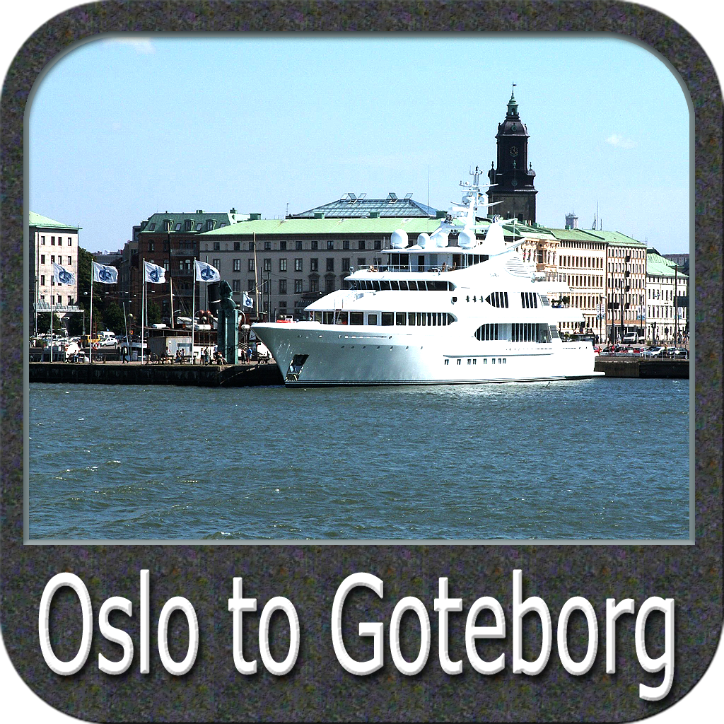 Marine: Oslo to Goteborg - GPS Map Navigator