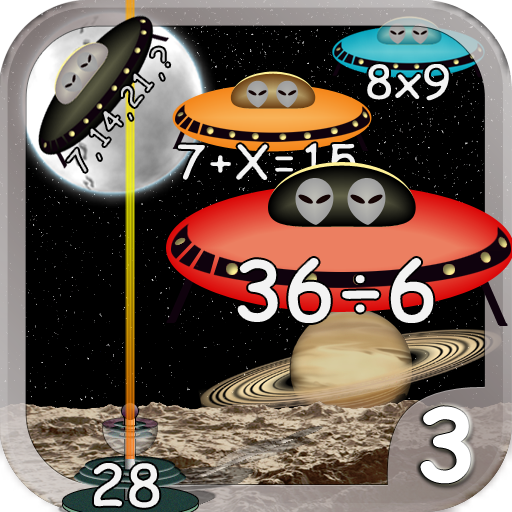 Arithmetic Invaders: Grade 3 Math Facts