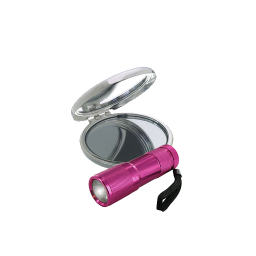 LED Light and Mirror Free - LED Flashlight and Front Camera Mirror
