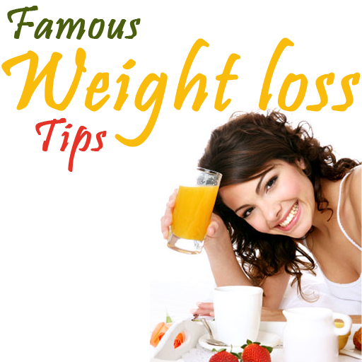 Famous weight loss tips icon