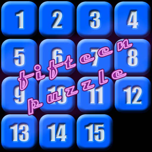 Fifteen Puzzle Blue