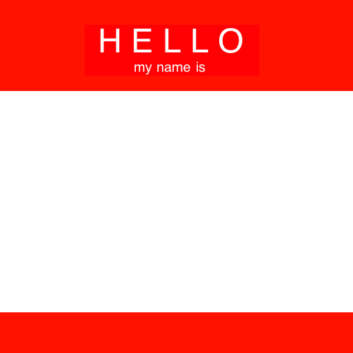 Hello My Name Is