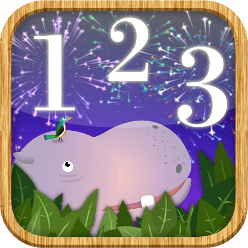 Hippo Hooray Numbers - Flashcards for Toddlers icon