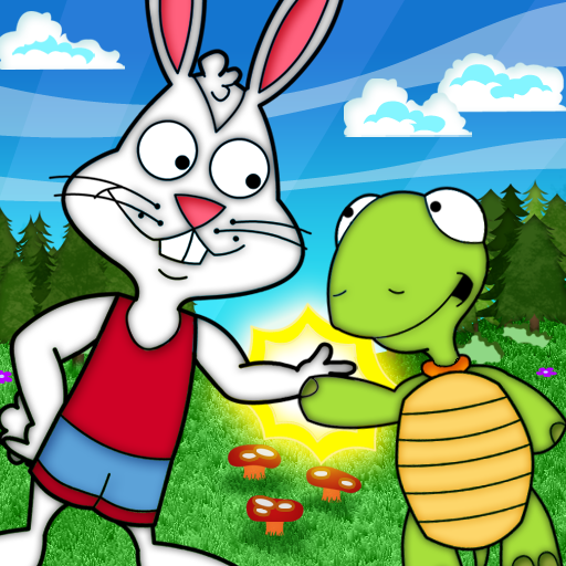 Rabbit and Turtle's Amazing Race HD (Lite Version): See, Touch & Learn icon