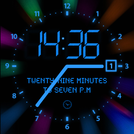 X Clock Free icon