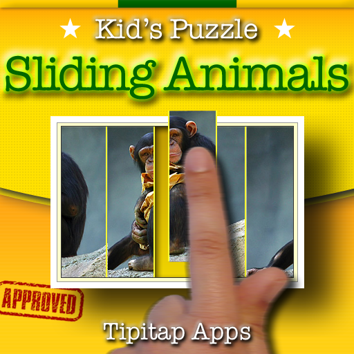 Animal puzzle for kids: sliding slices!