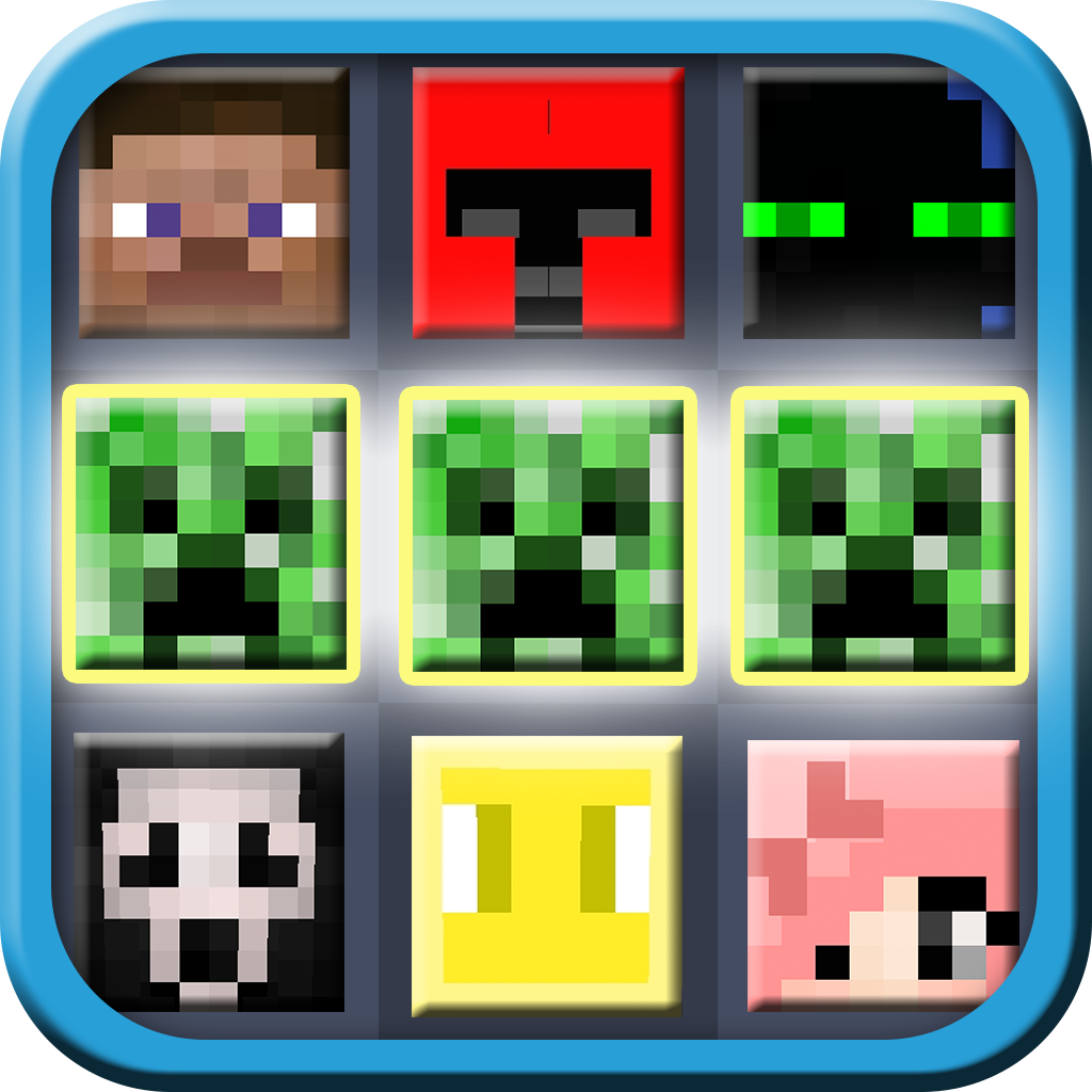 Mine Match Crush with Minecraft Skin Exporter (PC Edition) icon