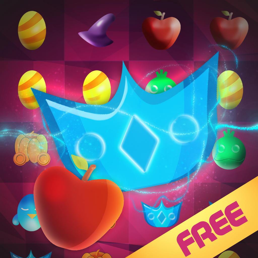 A Fairy Tale Match 3 Saga - Fun Fantasy World Jewel Matching Puzzle Game For Kids Over 2 FREE Version icon