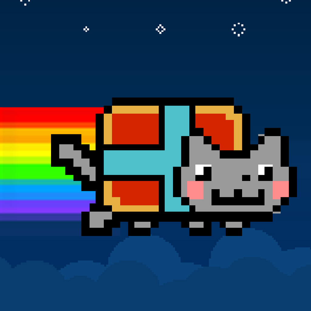 Tiny Rainbow Cat