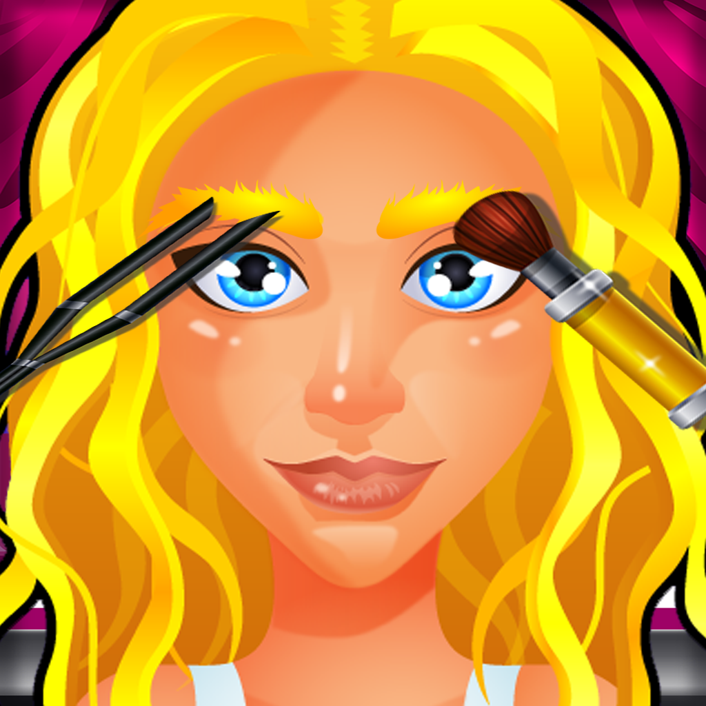 A+ Eyebrow Salon FREE- Fun Beauty Game for Boys and Girls icon