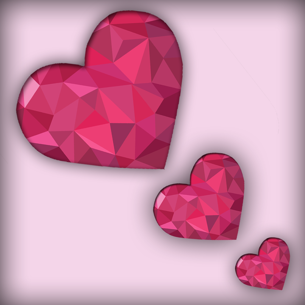 AAa addictive hearts : Connects your love dot matching icon
